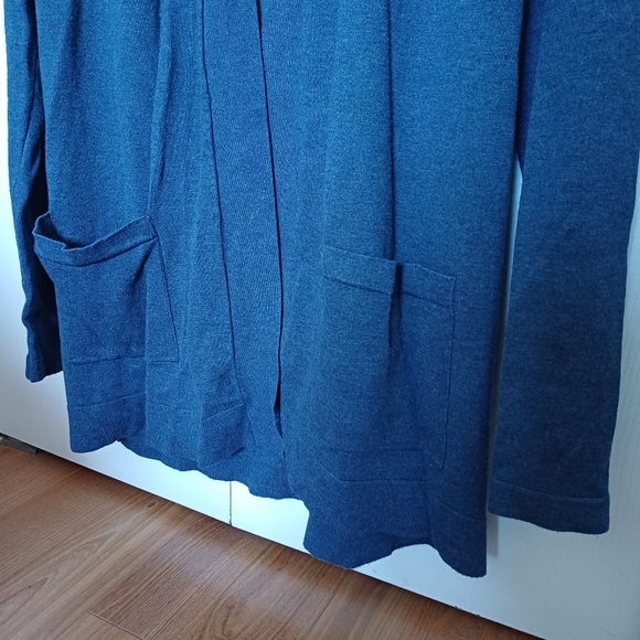 Tag Blue Women's Viscose Cardigan with Pockets Size L - Picture 7 of 12